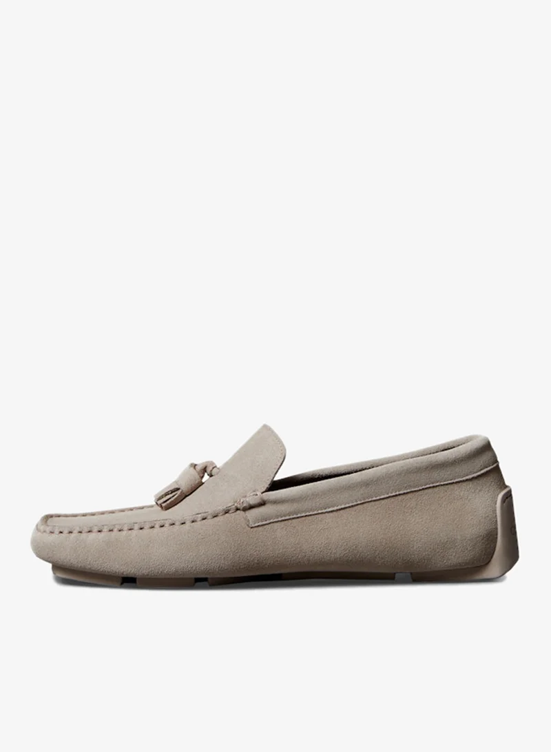 CALVIN KLEIN Suede Moccasin Driving Shoes